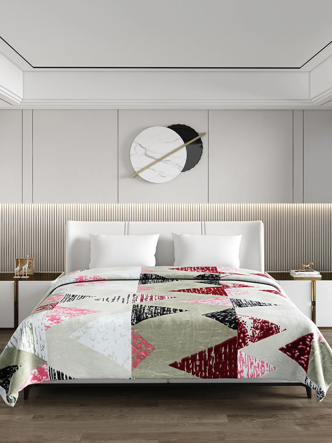 Printed Double Bed Blanket for Heavy Winter -3 Ply - Image 2