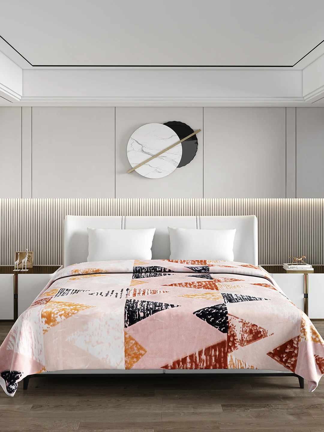 Printed Double Bed Blanket for Heavy Winter -3 Ply - Image 2