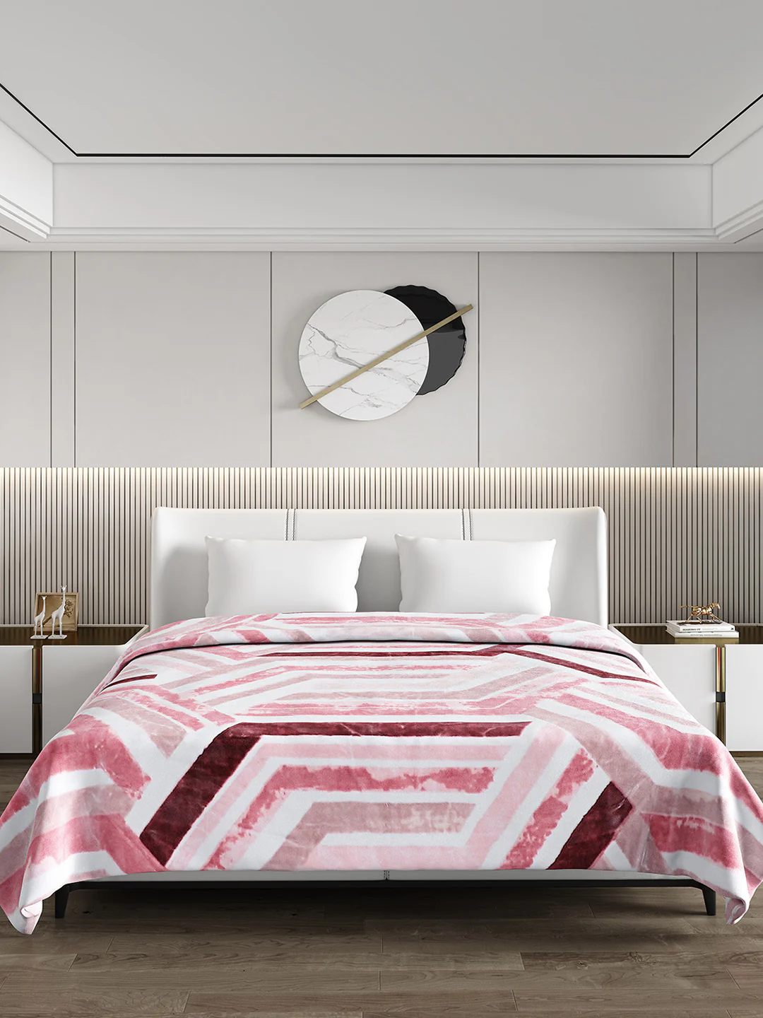 Printed Double Bed Blanket for Heavy Winter -3 Ply - Image 2