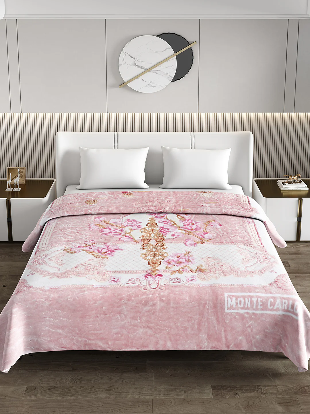 Printed Double Bed Blanket for Heavy Winter -3 Ply - Image 3