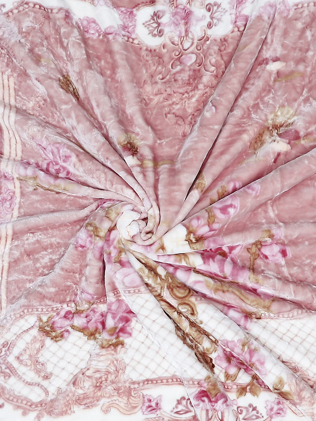 Printed Double Bed Blanket for Heavy Winter -3 Ply - Image 7