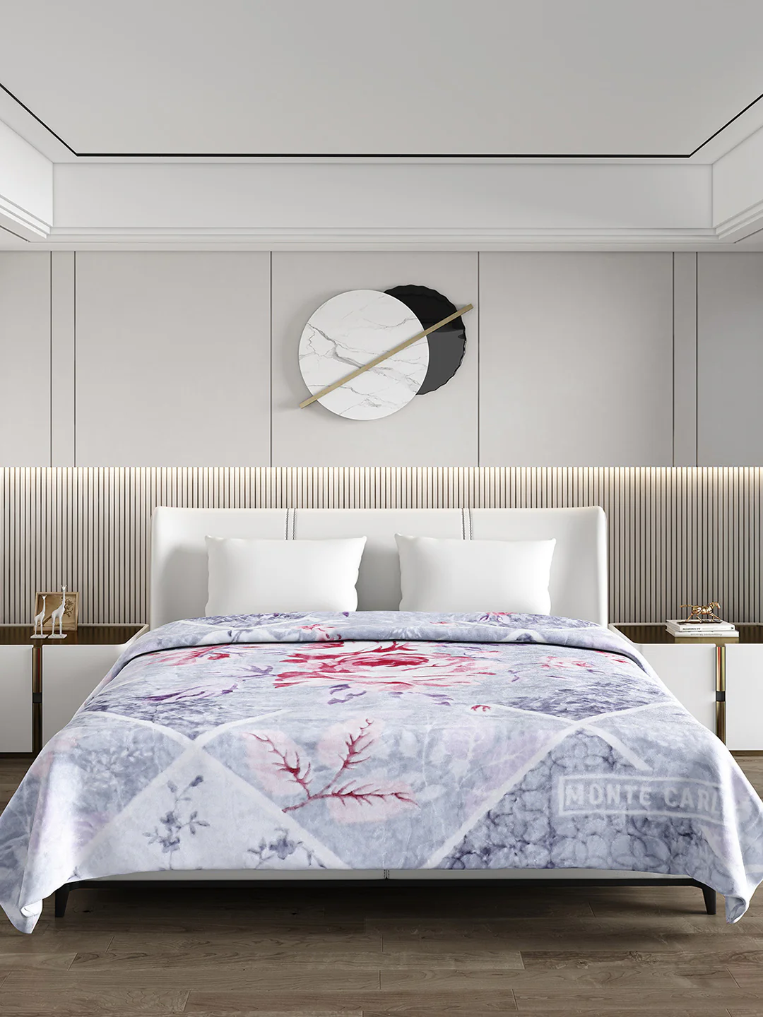 Printed Double Bed Blanket for Heavy Winter -3 Ply - Image 2