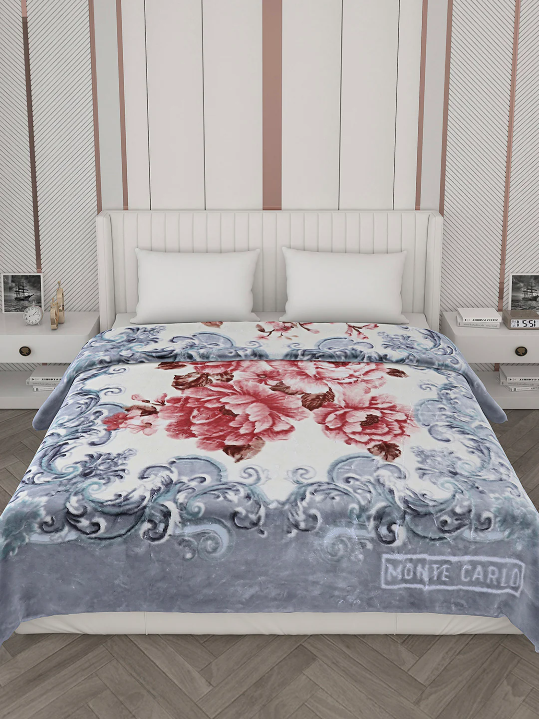 Printed Double Bed Blanket for Heavy Winter -3 Ply - Image 2