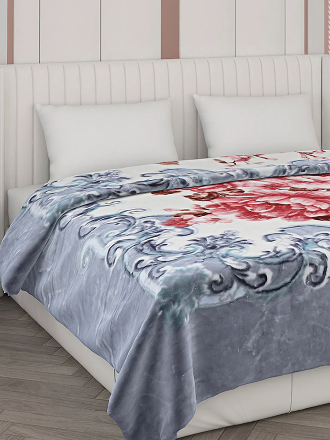 Printed Double Bed Blanket for Heavy Winter -3 Ply - Image 4