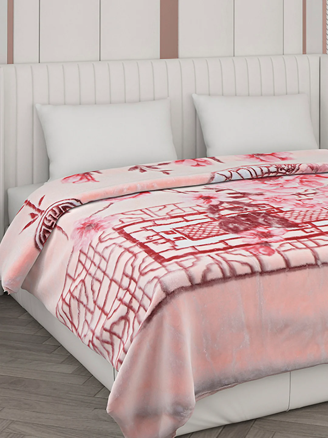 Printed Double Bed Blanket for Heavy Winter -3 Ply - Image 4