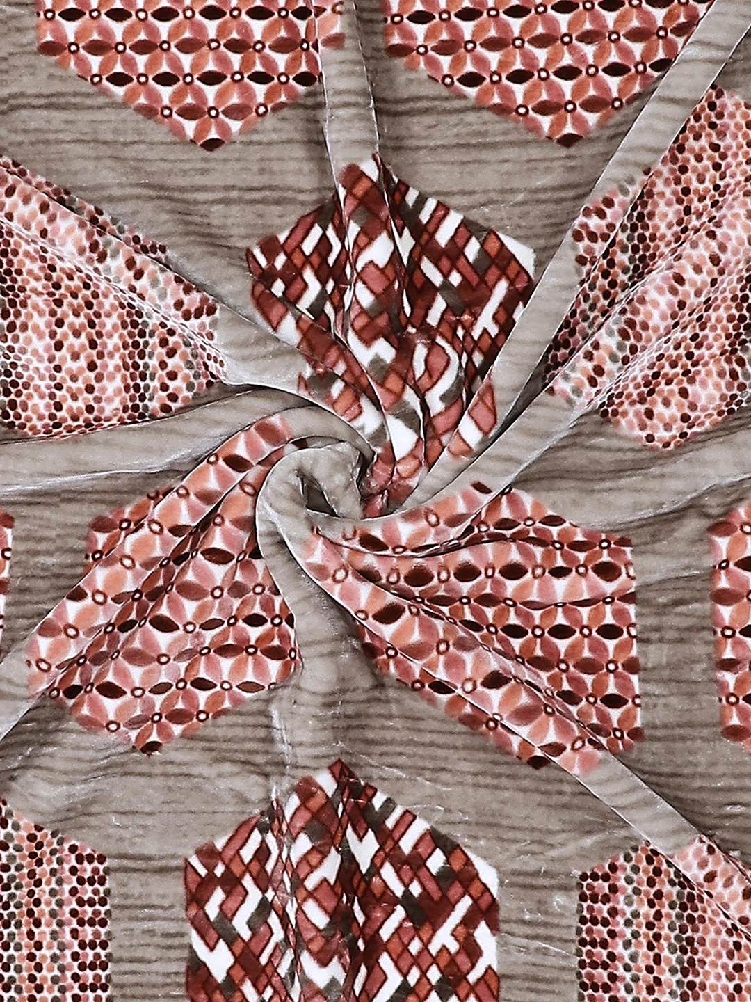 Printed Double Bed Blanket for Mild Winter -1 Ply - Image 7