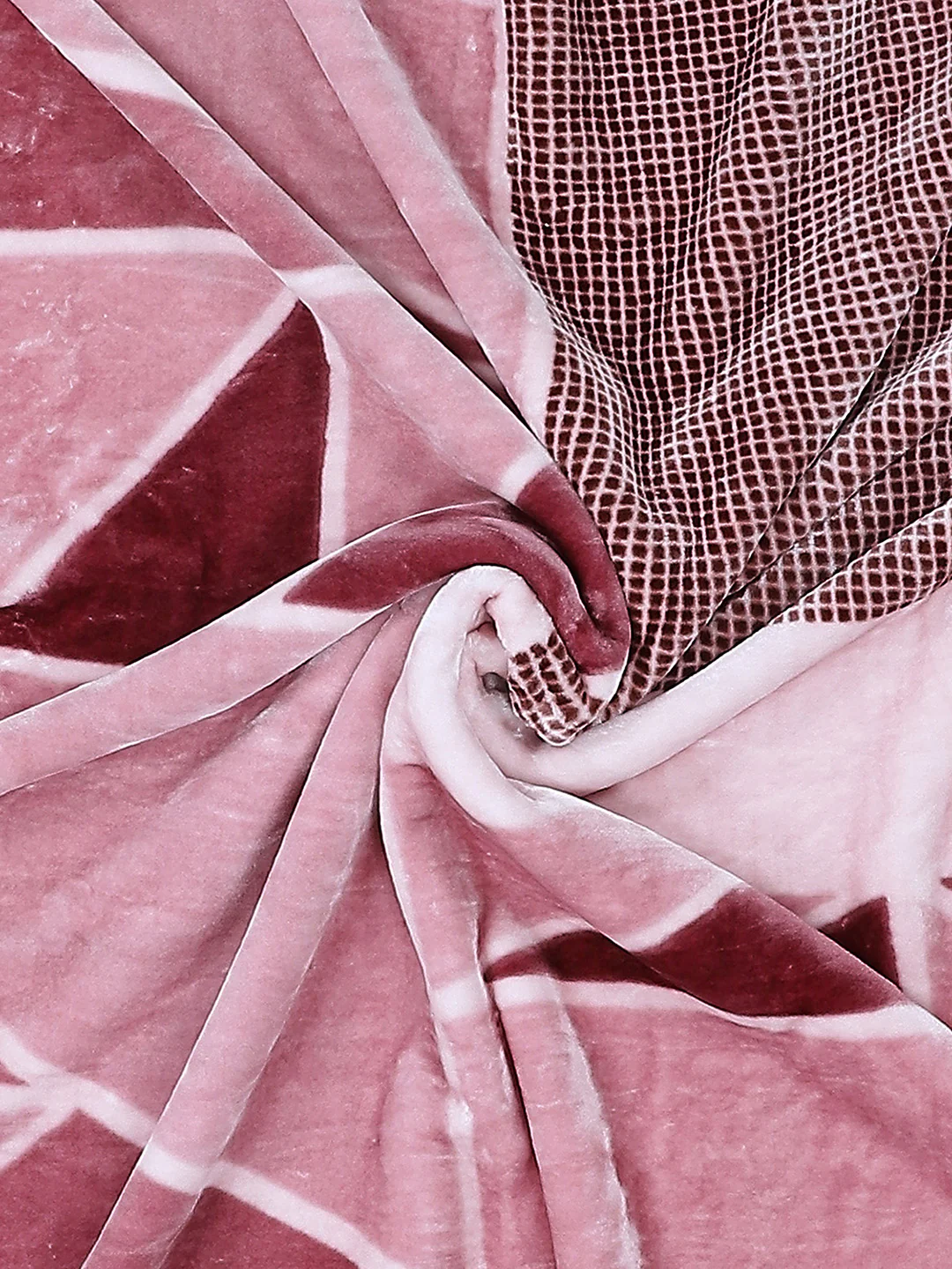 Printed Double Bed Blanket for Mild Winter -1 Ply - Image 7