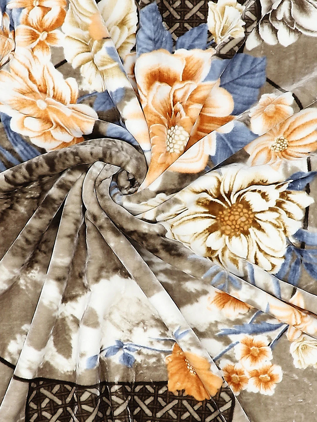 Printed Double Bed Blanket for Mild Winter -1 Ply - Image 7
