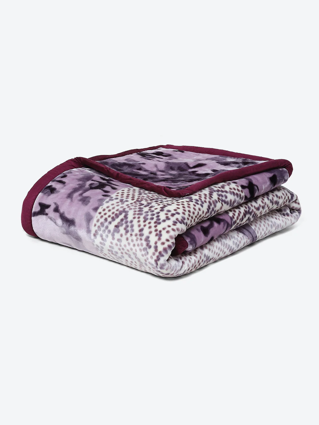 Printed Double Bed Blanket for Mild Winter -1 Ply - Image 5