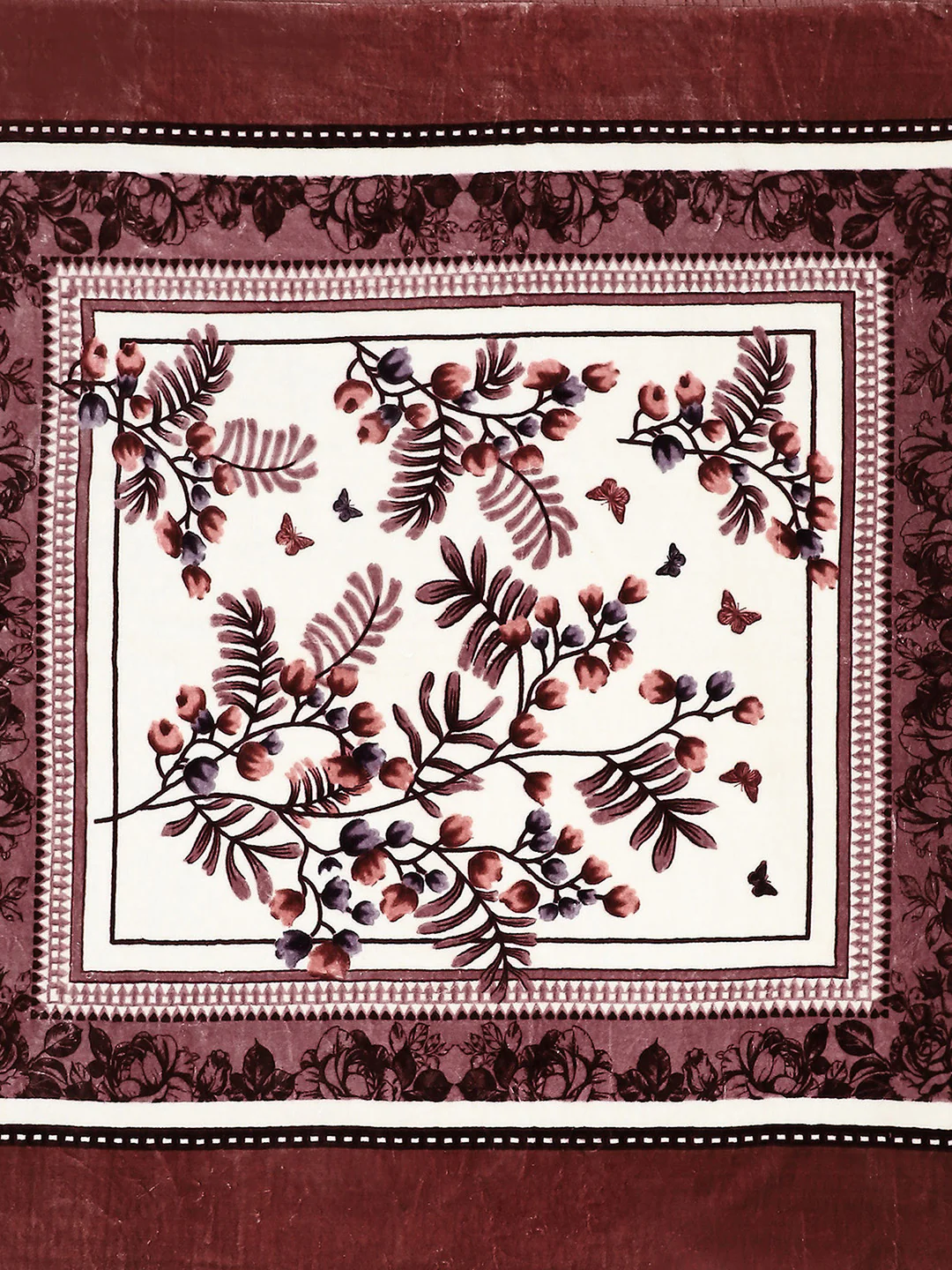 Printed Double Bed Blanket for Mild Winter -1 Ply - Image 6