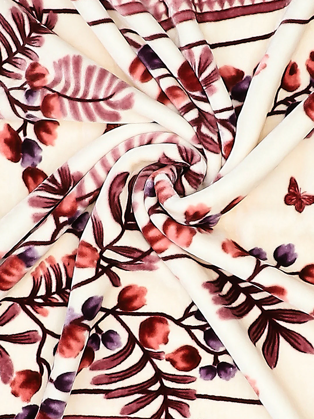 Printed Double Bed Blanket for Mild Winter -1 Ply - Image 7