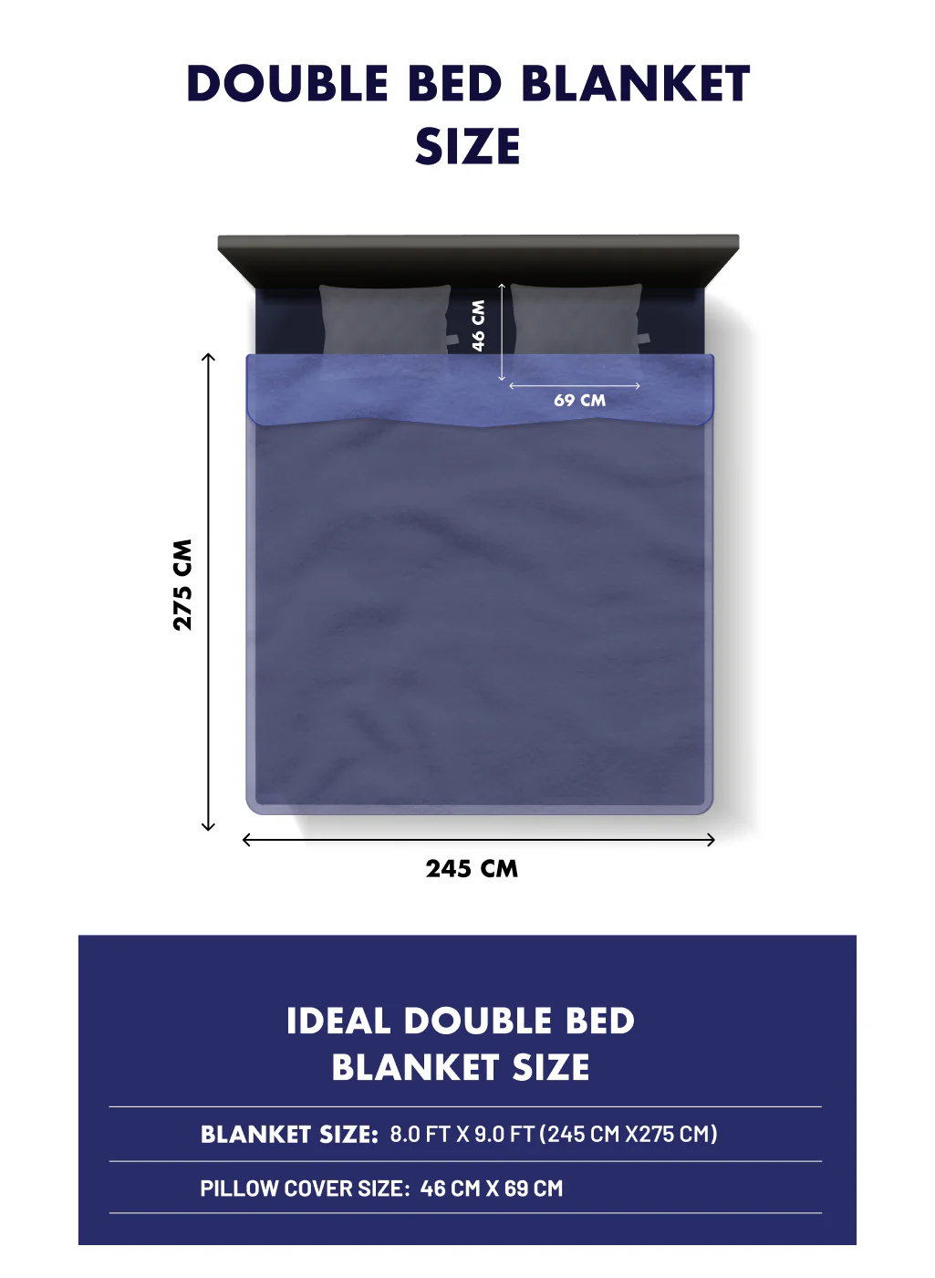 Printed Double Bed Blanket for Mild Winter -1 Ply - Image 9