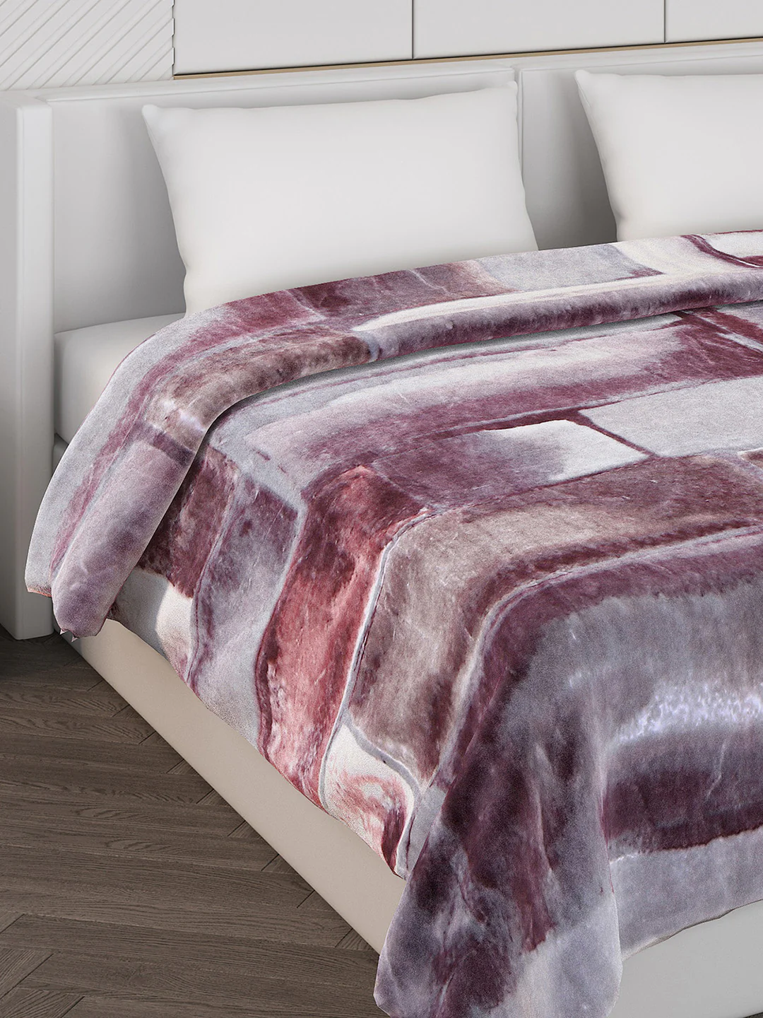 Printed Double Bed Blanket for Mild Winter -1 Ply - Image 4