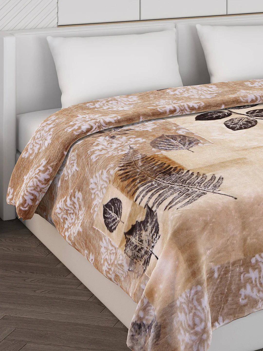 Printed Double Bed Blanket for Mild Winter -1 Ply - Image 4