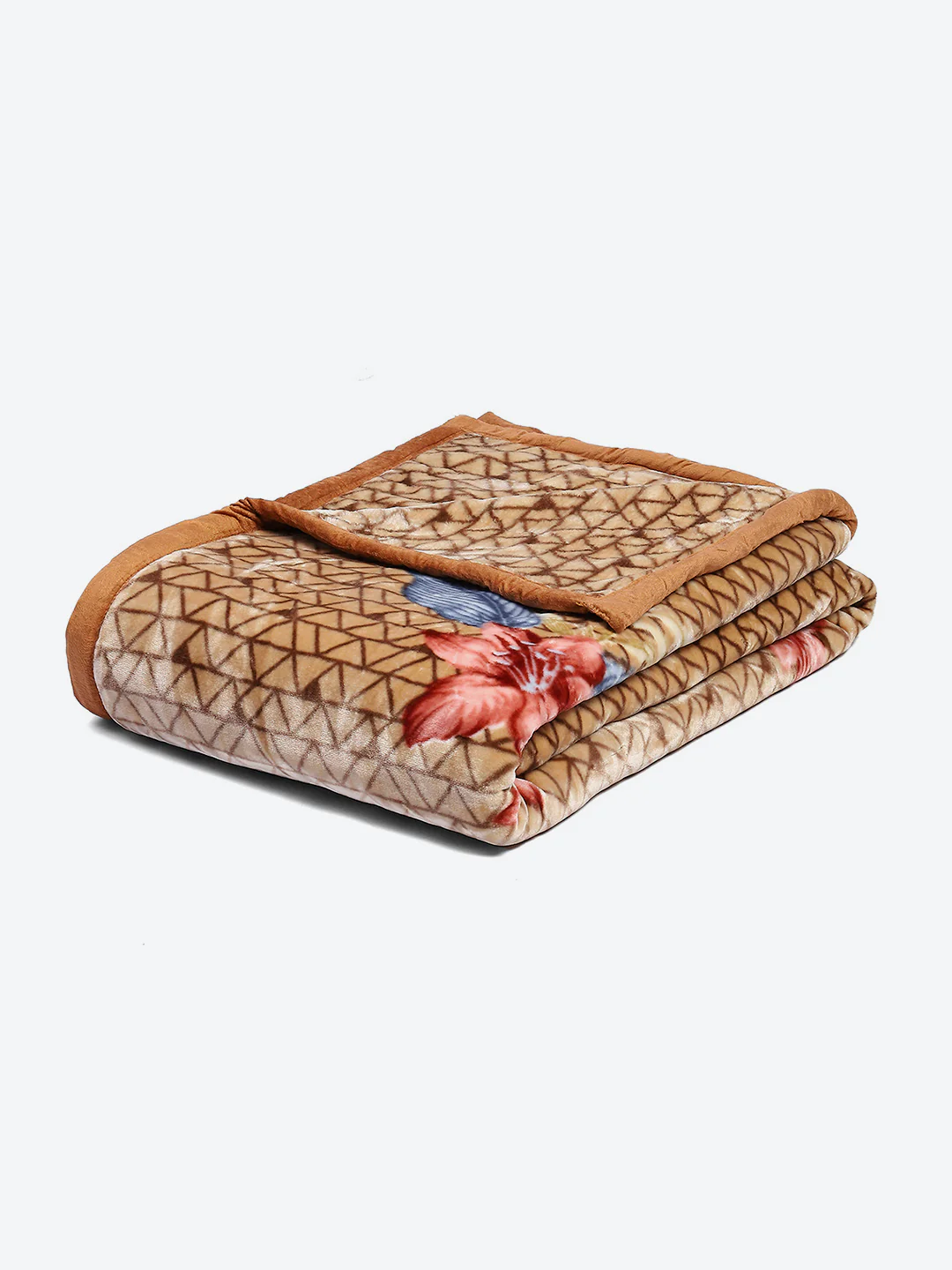 Printed Double Bed Blanket for Mild Winter -1 Ply - Image 5