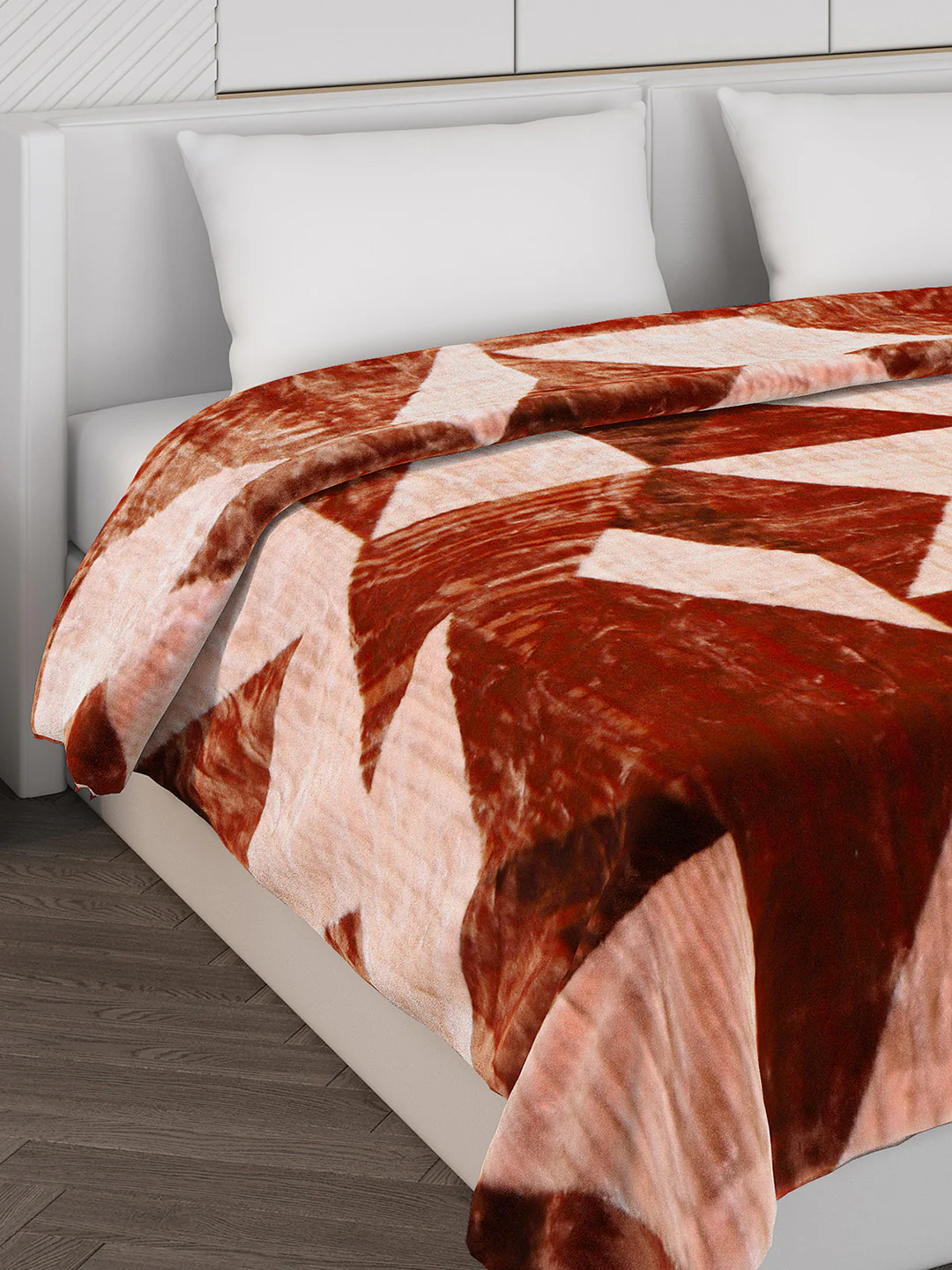 Printed Double Bed Blanket for Mild Winter -1 Ply - Image 4