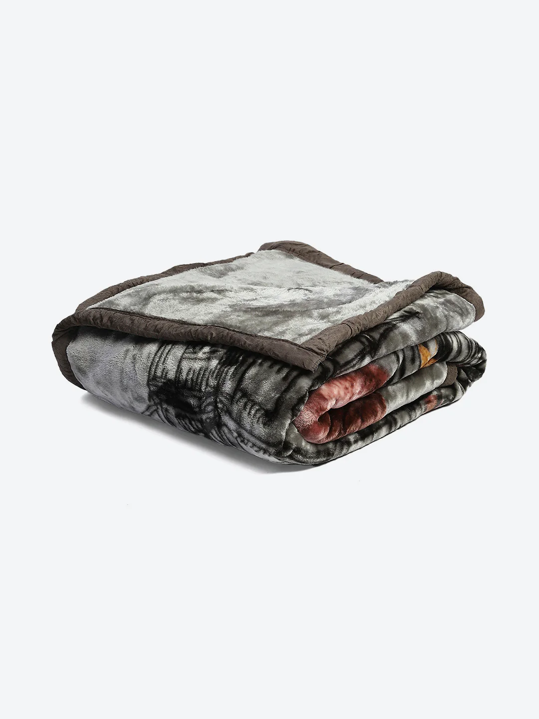 Printed Double Bed Blanket for Mild Winter -1 Ply - Image 5