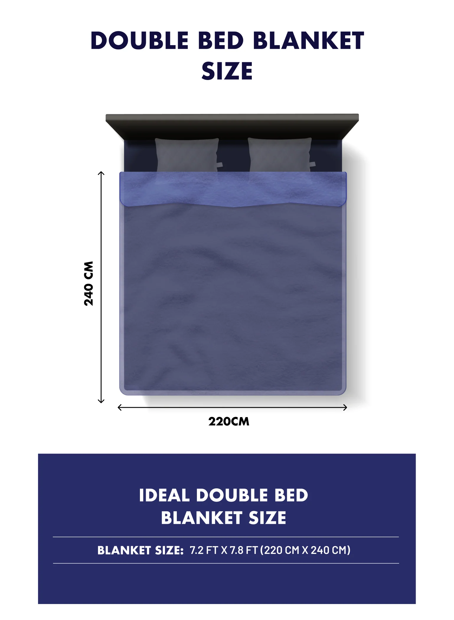 Printed Double Bed Blanket for Mild Winter -1 Ply - Image 9