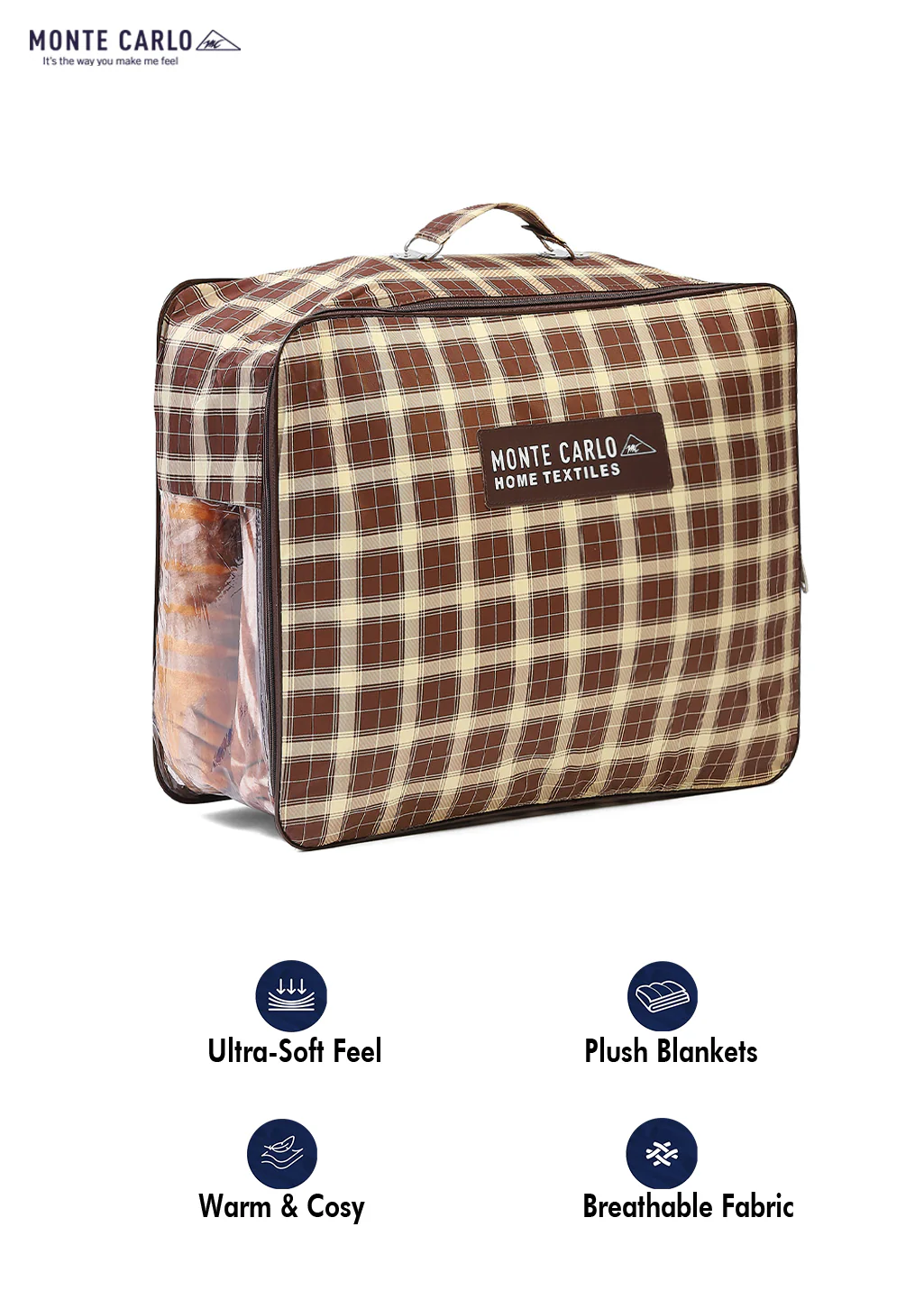 Printed Double Bed Blanket for Mild Winter -1 Ply - Image 8