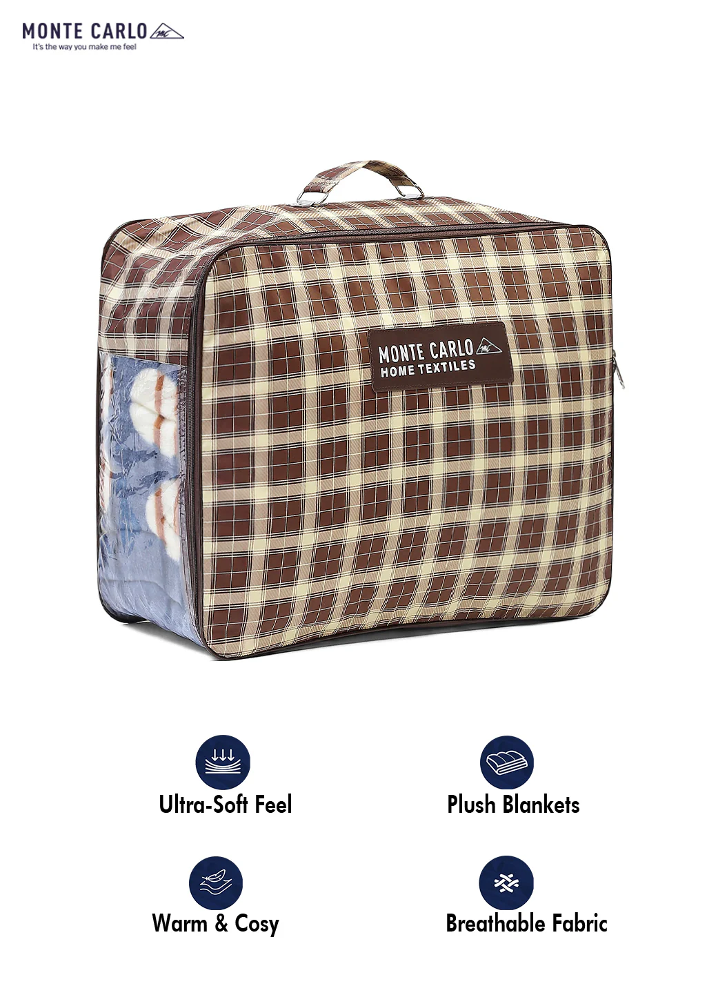 Printed Double Bed Blanket for Mild Winter -1 Ply - Image 8