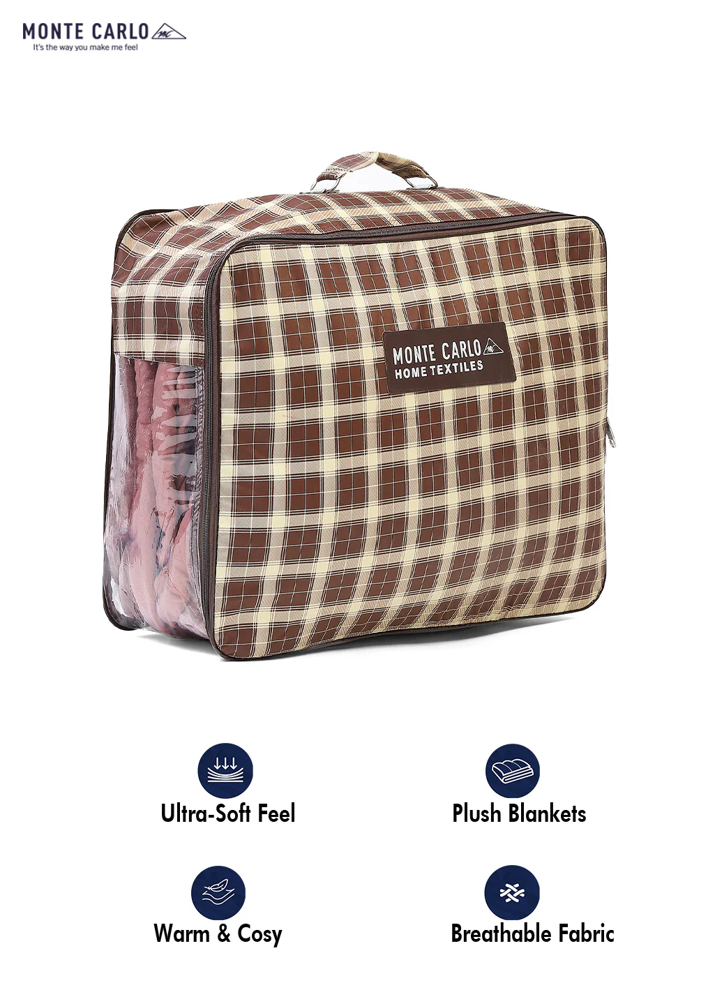 Printed Double Bed Blanket for Mild Winter -1 Ply - Image 8