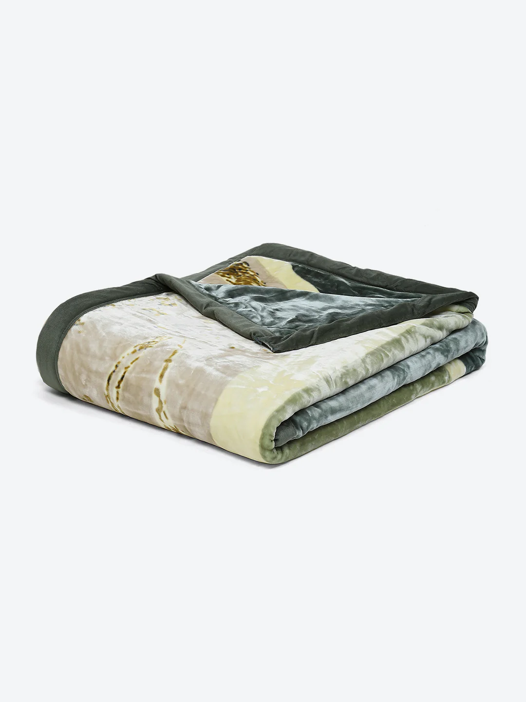 Printed Double Bed Blanket for Mild Winter -2 Ply - Image 5