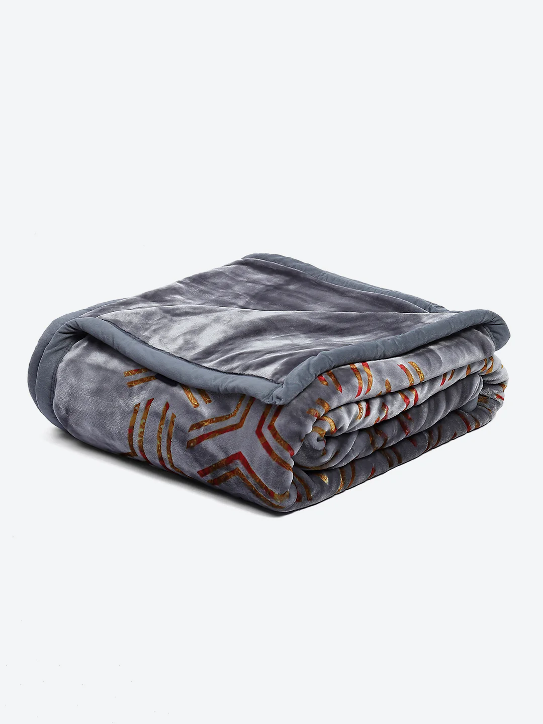 Printed Double Bed Blanket for Mild Winter -2 Ply - Image 7
