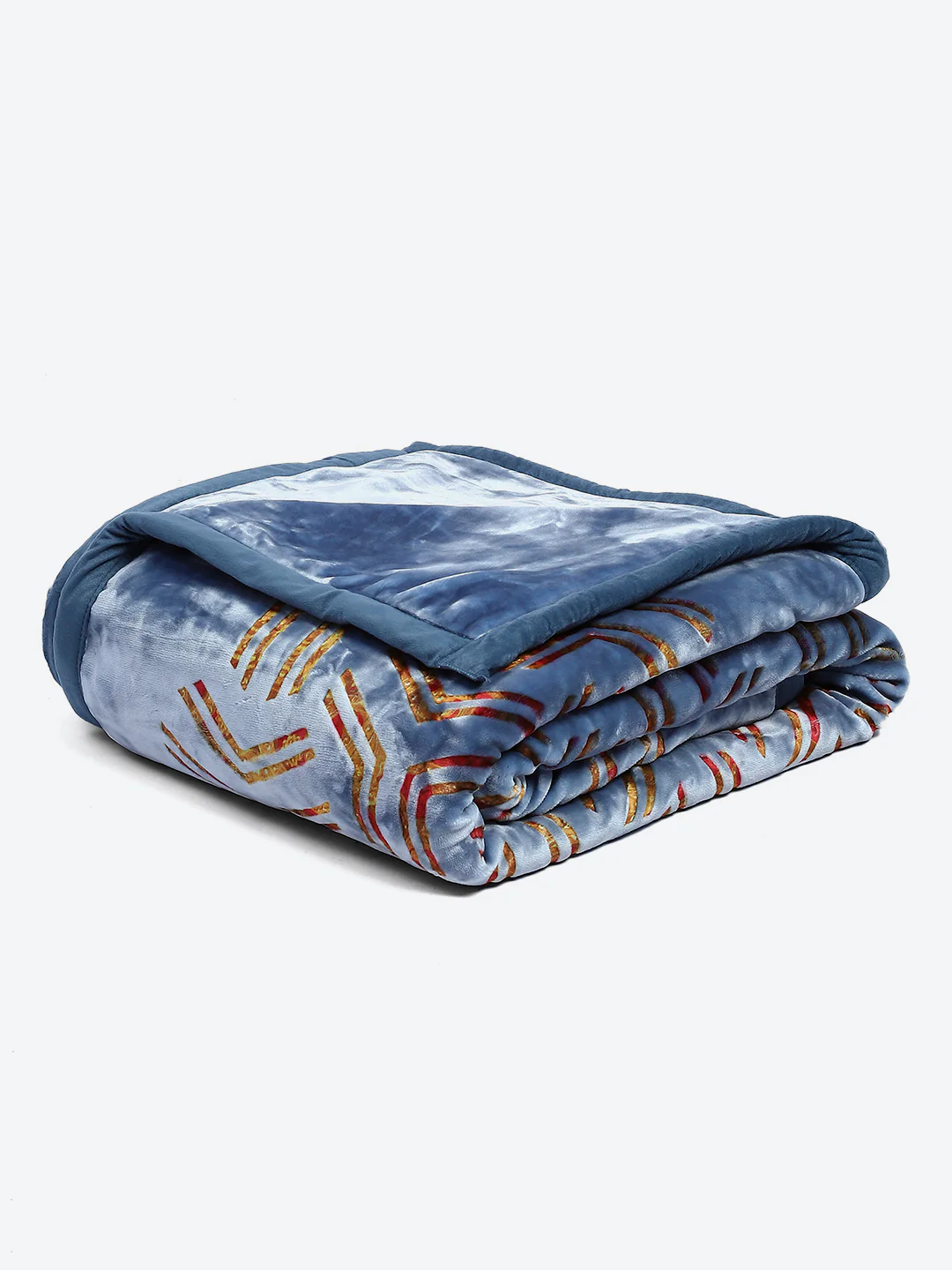 Printed Double Bed Blanket for Mild Winter -2 Ply - Image 7