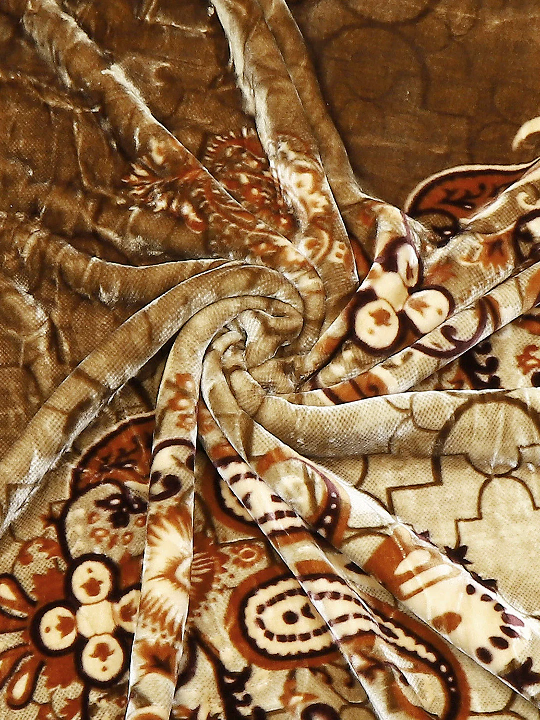 Printed Double Bed Blanket for Mild Winter -2 Ply - Image 7