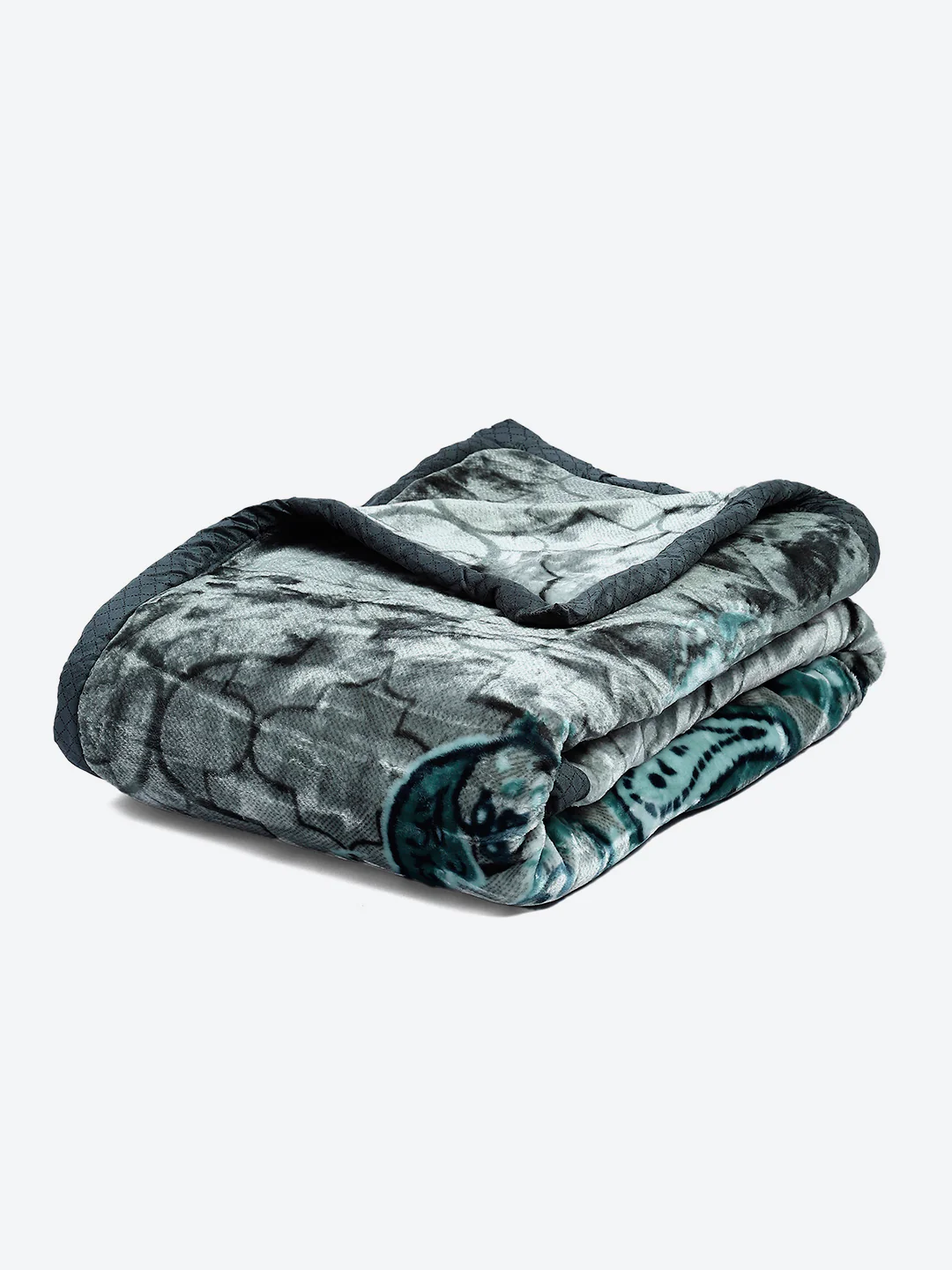 Printed Double Bed Blanket for Mild Winter -2 Ply - Image 5