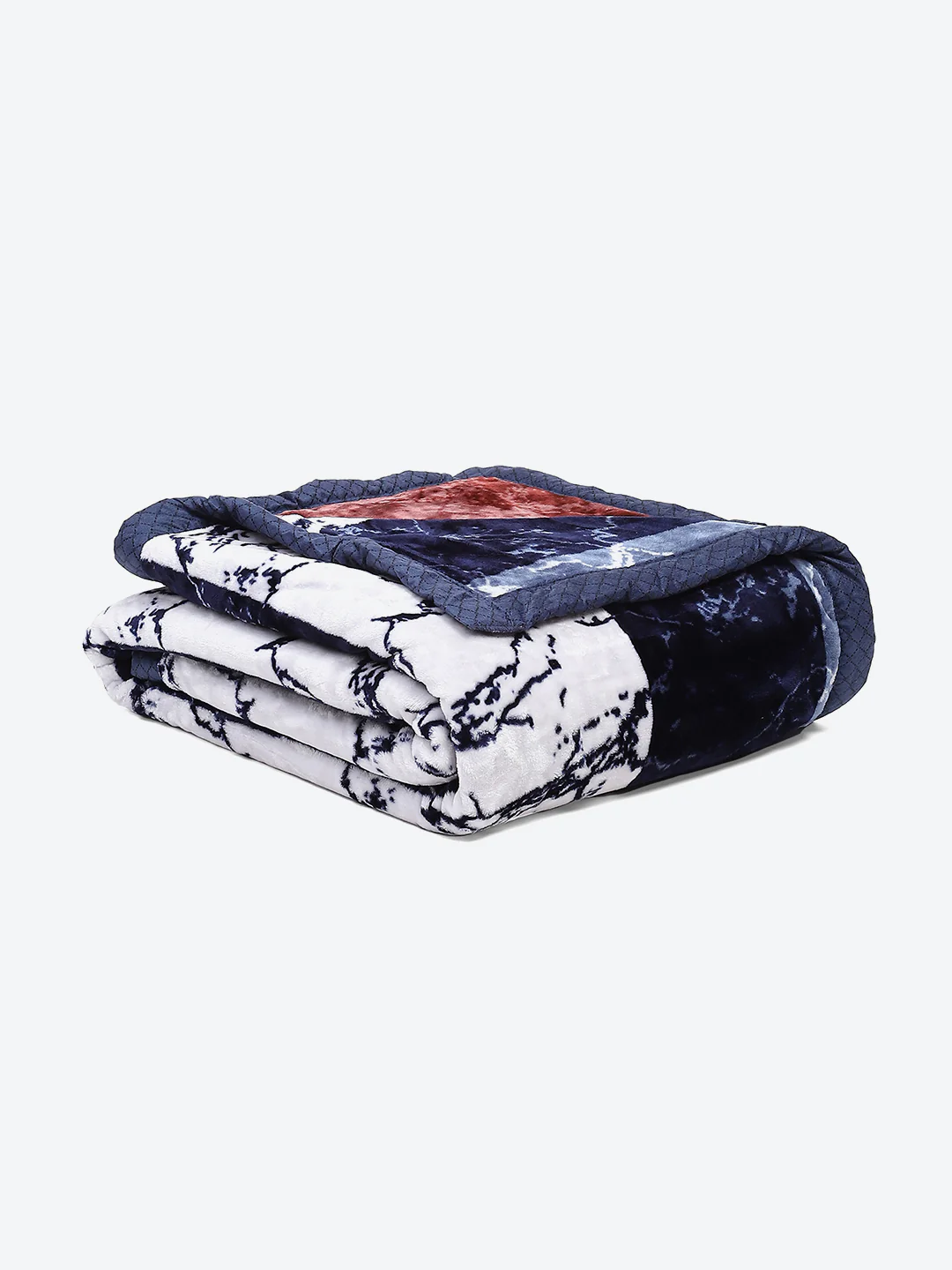 Printed Double Bed Blanket for Mild Winter -2 Ply - Image 5