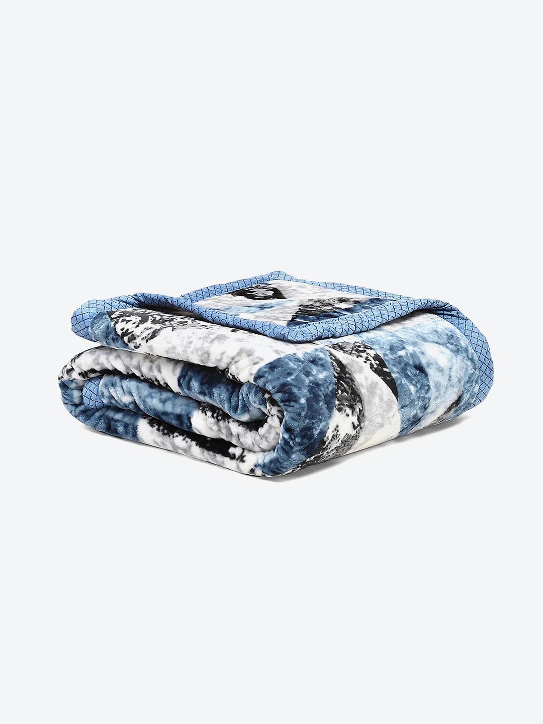 Printed Double Bed Blanket for Mild Winter -2 Ply - Image 5