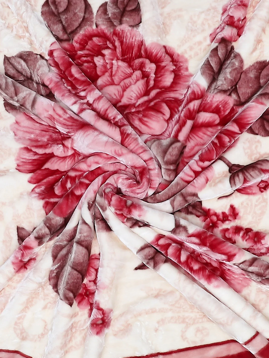 Printed Double Bed Blanket for Mild Winter -2 Ply - Image 11