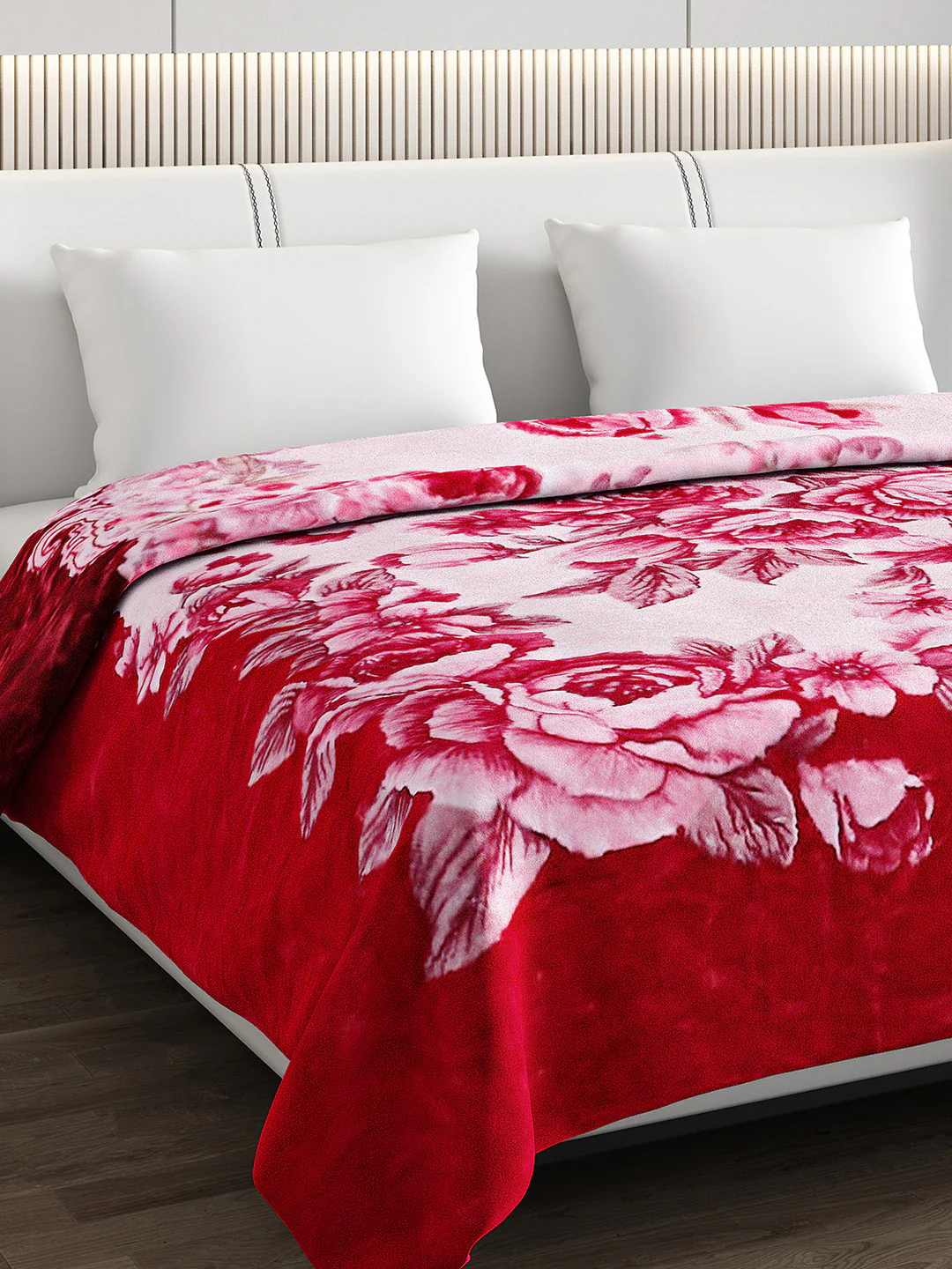 Printed Double Bed Blanket for Mild Winter -2 Ply - Image 6