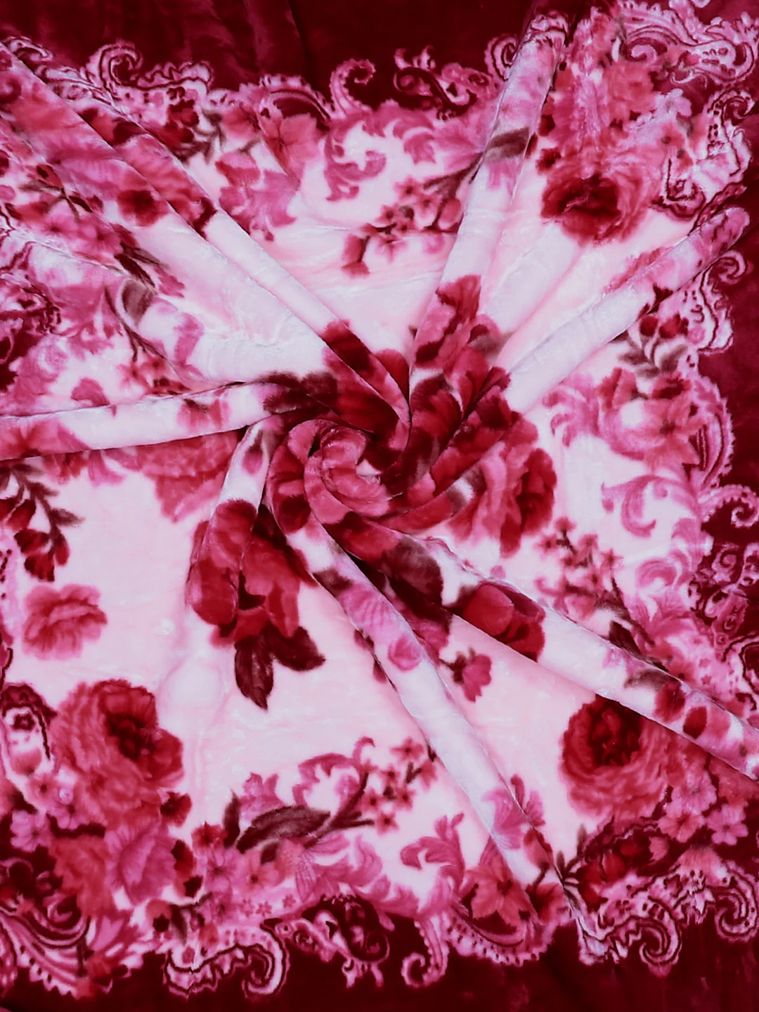 Printed Double Bed Blanket for Mild Winter -2 Ply - Image 9