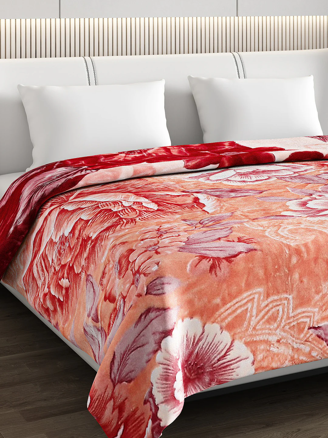 Printed Double Bed Blanket for Mild Winter -2 Ply - Image 6