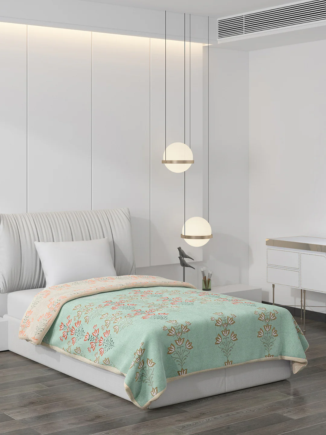 Printed Polyester Single Bed Comforter for AC Room - Image 6