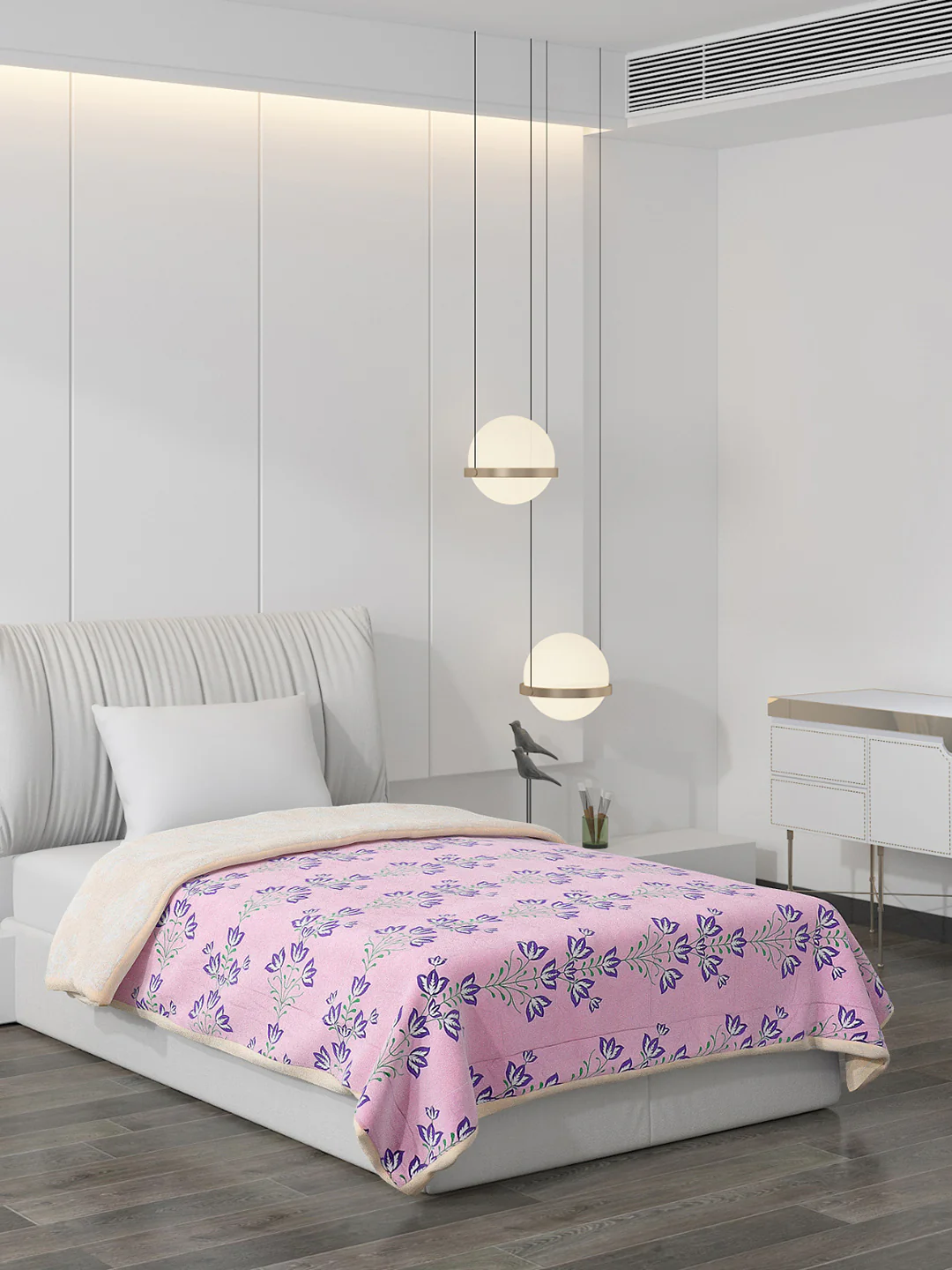Printed Polyester Single Bed Comforter for AC Room - Image 6