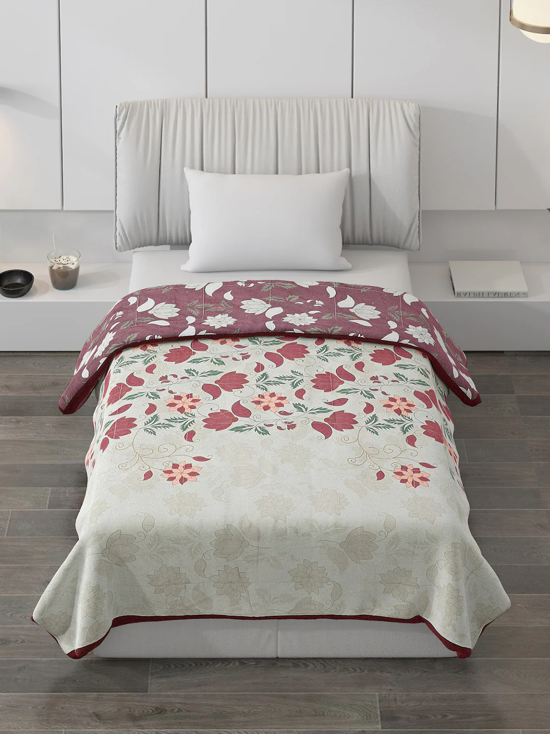 Printed Polyester Single Bed Comforter for AC Room - Image 4