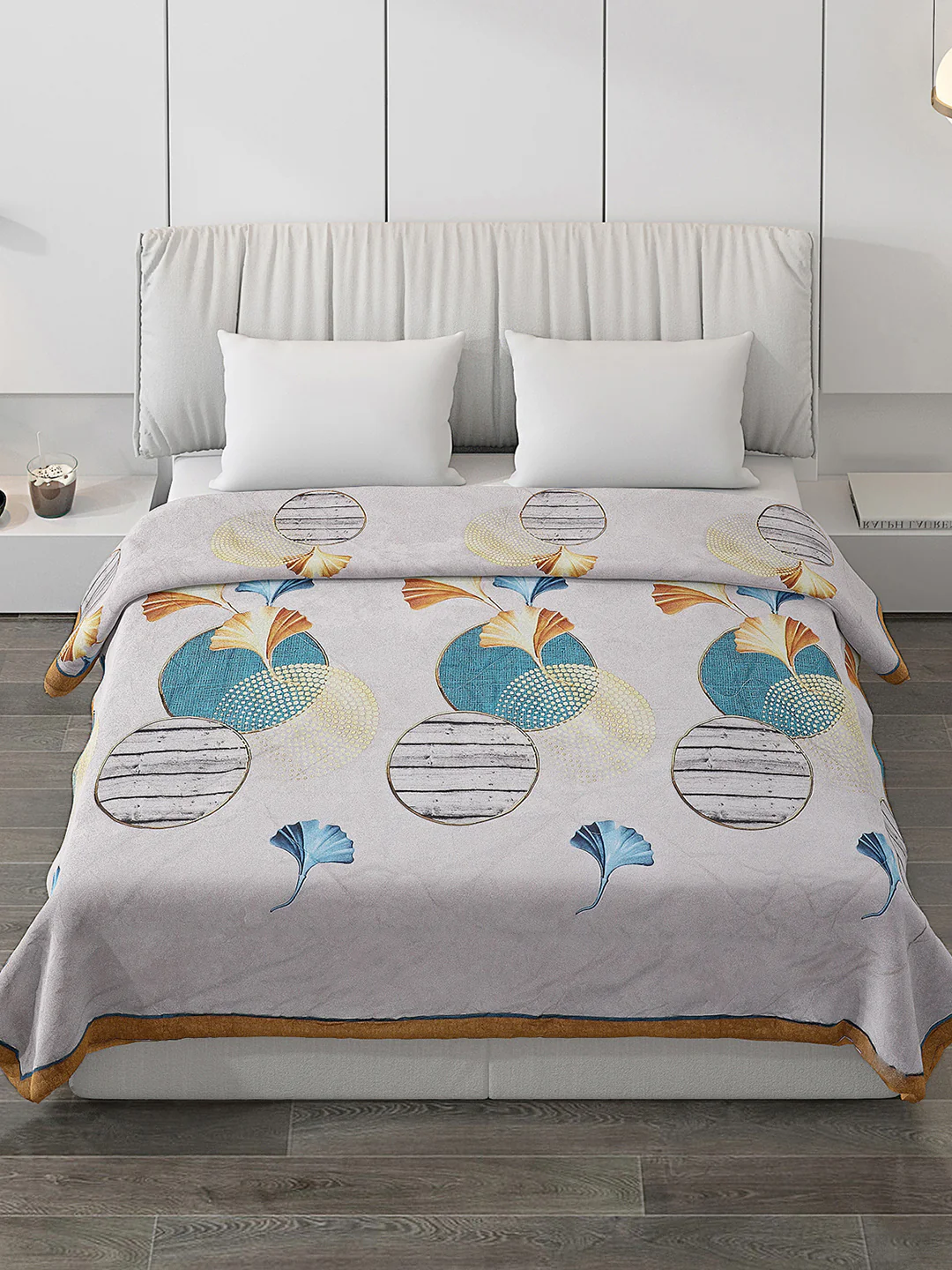 Printed Polyester Double Bed Comforter for AC Room - Image 2