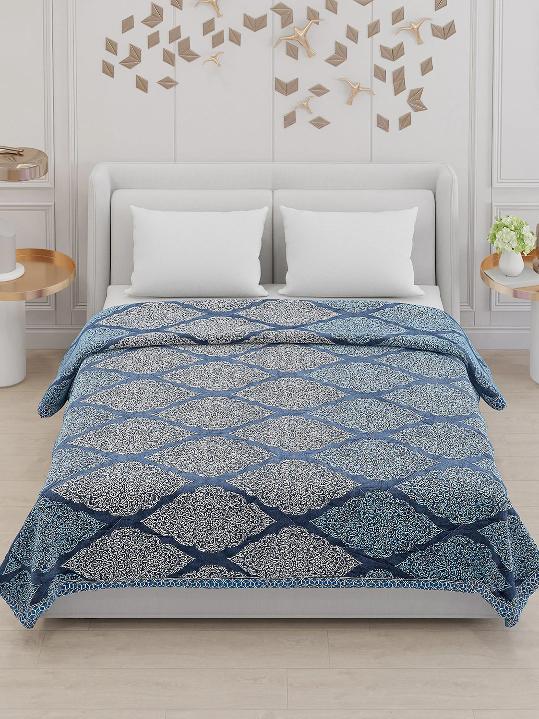 Printed Polyester Double Bed Comforter for AC Room - Image 2