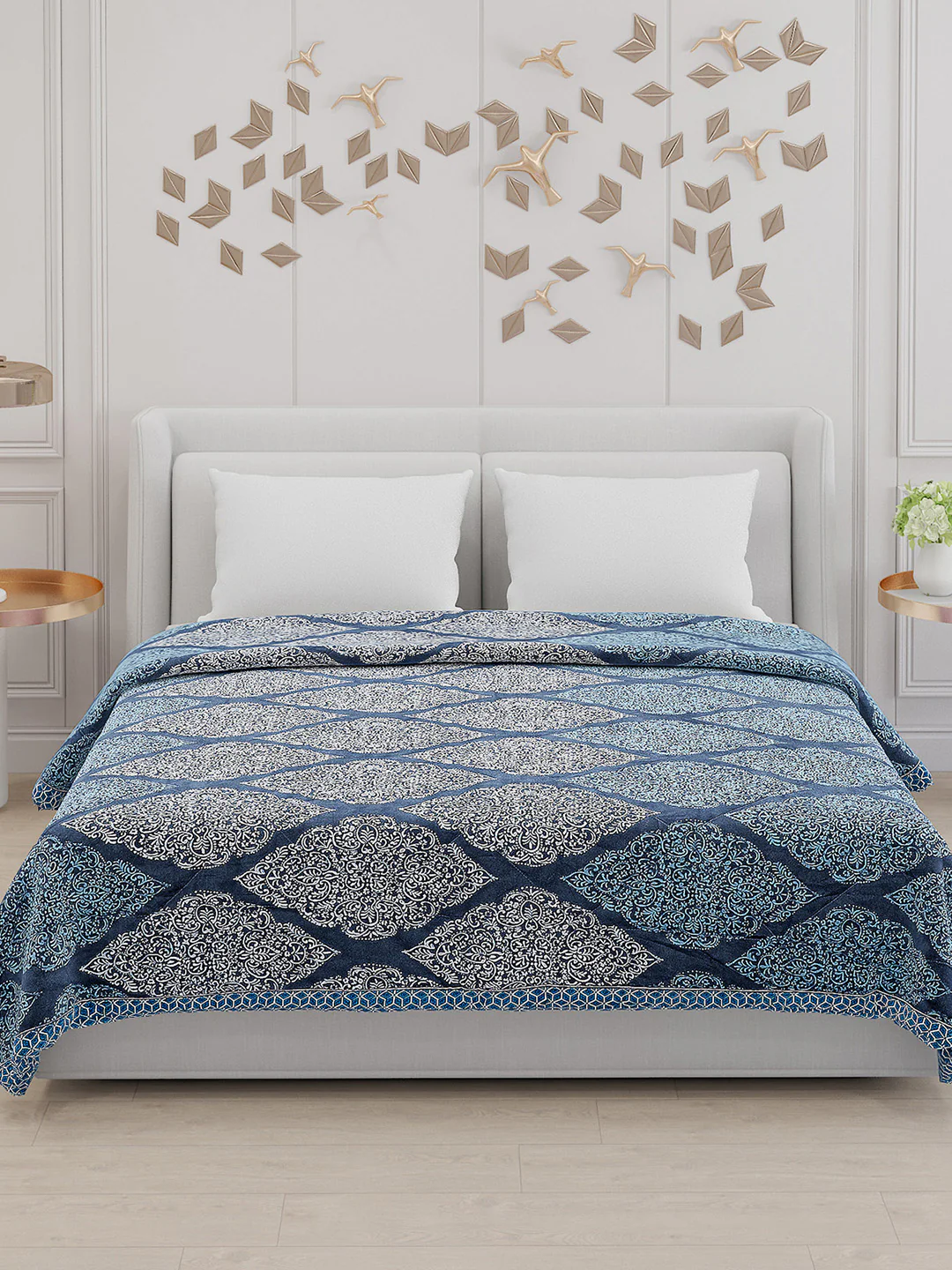 Printed Polyester Double Bed Comforter for AC Room - Image 3