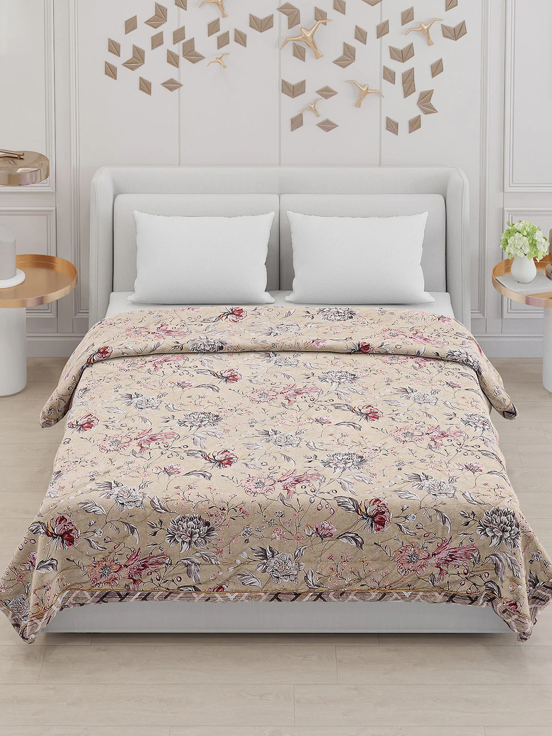 Printed Polyester Double Bed Comforter for AC Room - Image 2