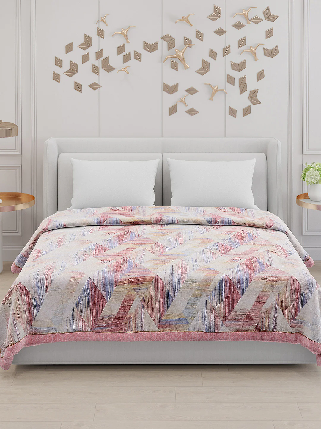Printed Polyester Double Bed Comforter for AC Room - Image 3