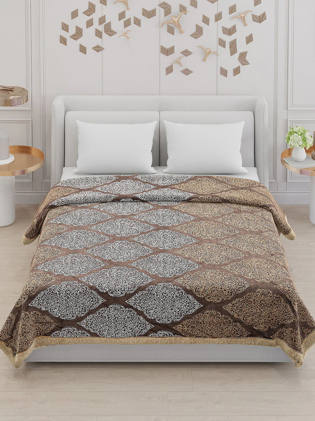 Printed Polyester Double Bed Comforter for AC Room - Image 2