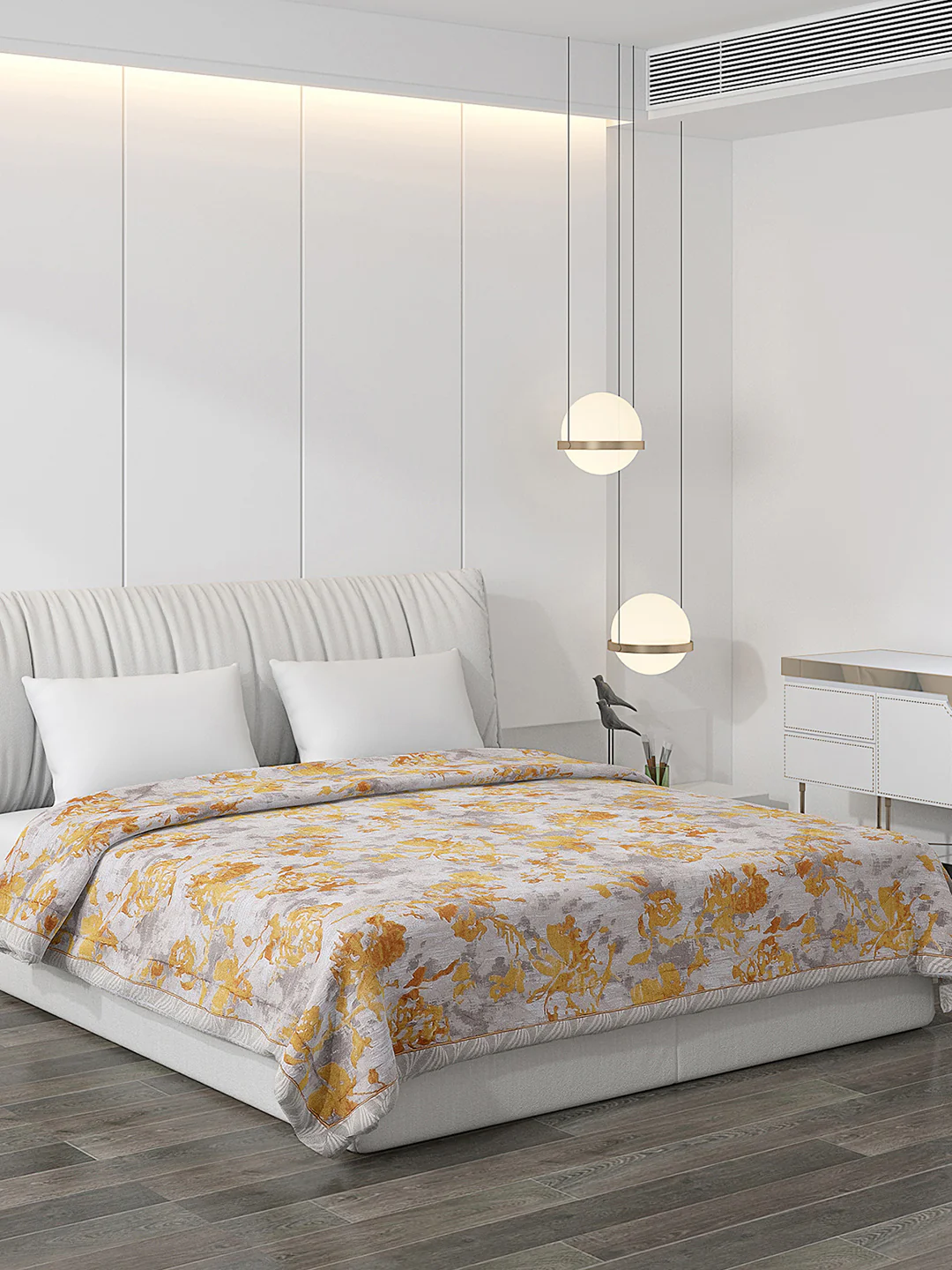 Printed Polyester Double Bed Comforter for AC Room