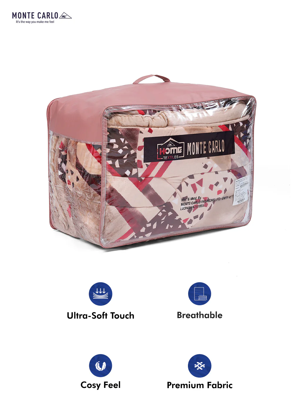 Printed Polyester Double Bed Comforter for Winter - Image 8