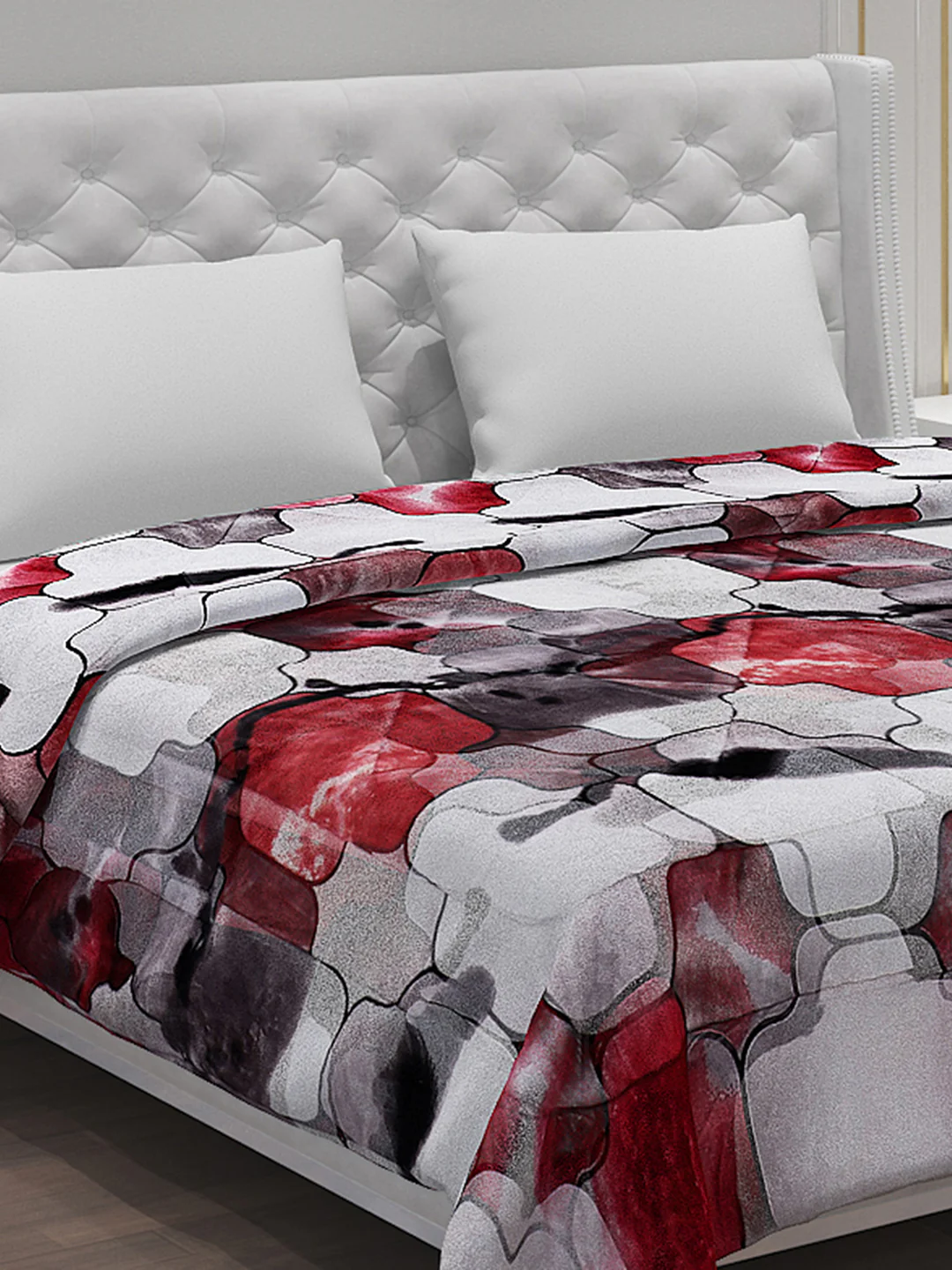 Printed Polyester Double Bed Comforter for Winter - Image 4