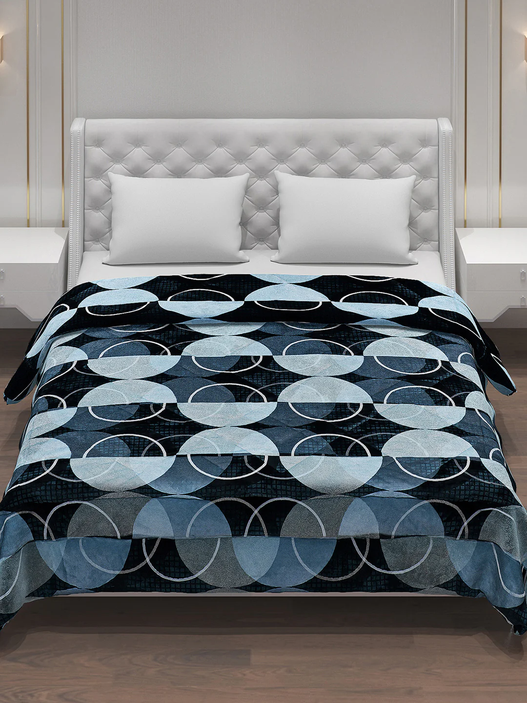 Printed Polyester Double Bed Comforter for Winter - Image 2
