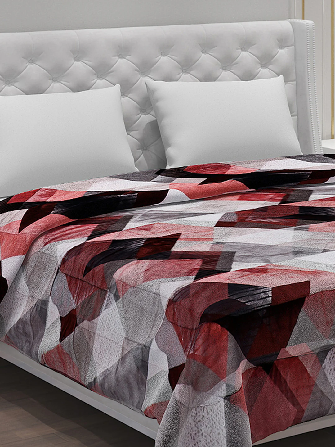 Printed Polyester Double Bed Comforter for Winter - Image 4